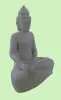 Product image 3 of the product “Seated Buddha made of Riverstone in Bhumisparsha - gesture of touching the earth. 123 cm height. ”